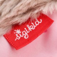 sigikid für Babys Fledermaus rosa Schmusetuch Logo | Kuscheltier.Boutique