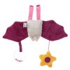 sigikid für Babys Fledermaus rosa, Spielanhänger Rückseite | Kuscheltier.Boutique