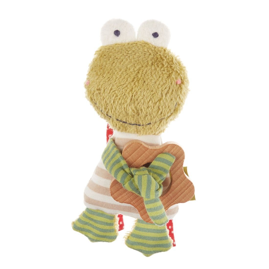 sigikid GREEN Bio Collection Greifling Frosch mit Holzblüte, Vorderseite | Kuscheltier.Boutique sigikid GREEN Bio Collection Greifling Frosch mit Holzblüte, Vorderseite | Kuscheltier.Boutique