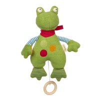 sigikid GREEN Bio Collection Frosch grün, Spieluhr | Kuscheltier.Boutique