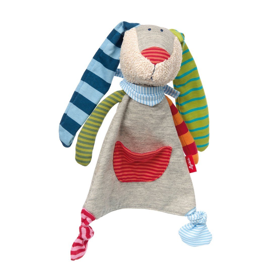 sigikid für Babys Hase Ringeldingel, Vorderseite Schmusetuch | Kuscheltier.Boutique sigikid für Babys Hase Ringeldingel, Vorderseite Schmusetuch | Kuscheltier.Boutique