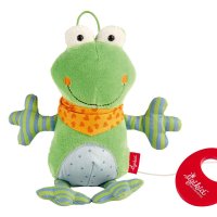 sigikid für Babys Frosch Red Stars, Spieluhr Vorderseite | Kuscheltier.Boutique