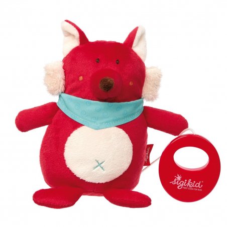 sigikid für Babys Fuchs Red Stars, Spieluhr Vorderseite | Kuscheltier.Boutique