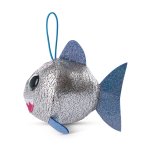 NICIdoos Ballbies Schlüsselanhänger Haifisch silber, Loop | Kuscheltier.Boutique