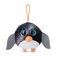 NICIdoos Ballbies Schlüsselanhänger Pinguin schwarz-weiß, Loop Vorderseite | Kuscheltier.Boutique
