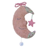 Sterntaler Terrybär Mond rose, Spieluhr | Kuscheltier.Boutique