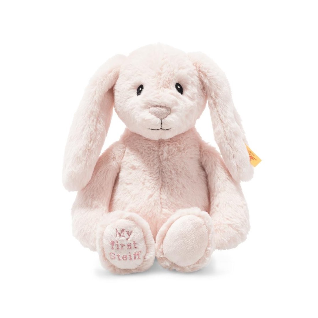 My First Steiff Plüschtier Hase Hoppie rosa | Kuscheltier.Boutique