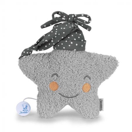 Sterntaler Terrybär Stern grey, Spieluhr | Kuscheltier.Boutique Sterntaler Terrybär Stern grey, Spieluhr | Kuscheltier.Boutique
