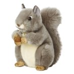 Eichhörnchen Miyoni mit Nuss, 28cm groß AuroraWorld Plüschtier 