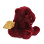 Palm Pals Drache Aidan Dragon dunkelrot | Kuscheltier.Boutique