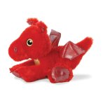 Drache Sizzle, rot 30cm Aurora Sparkle Tales Plüschtiere  Seitenansicht | Kuscheltier.Boutique