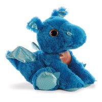 Drache Flash, blau 30cm Aurora Sparkle Tales Plüschtiere | Kuscheltier.Boutique