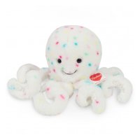 Hermann TEDDY Oktopus Confetti, weiß / bunt | Kuscheltier.Boutique